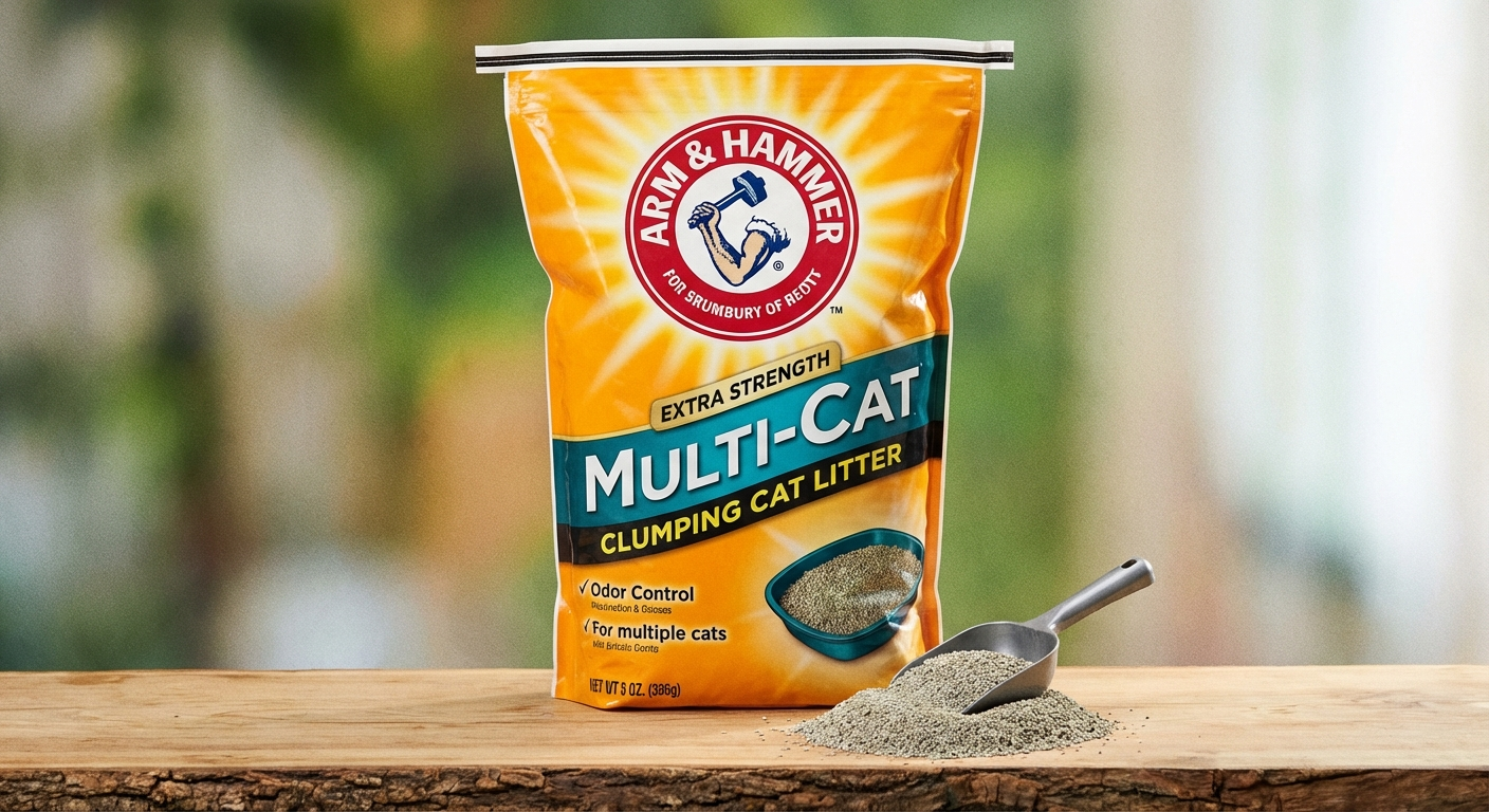 Arm and Hammer Multi-Cat clumping litter for odour control
