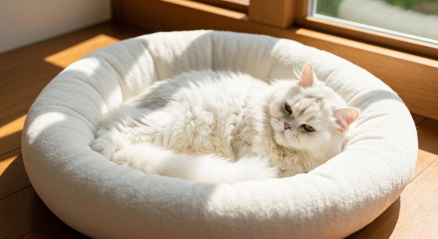 Washing and maintaining senior cat beds