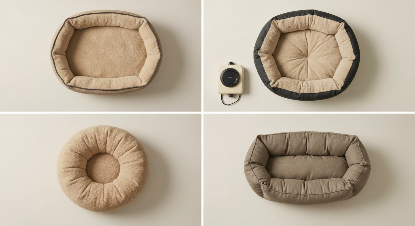 Different types of senior cat beds comparison
